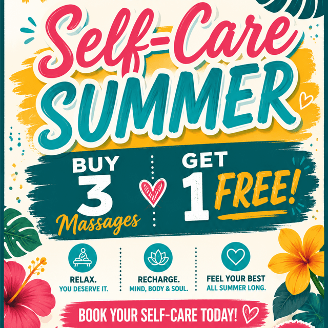 Self-Care Summer 2 Hour at Knot Today Massage Therapy in West Des Moines, IA
